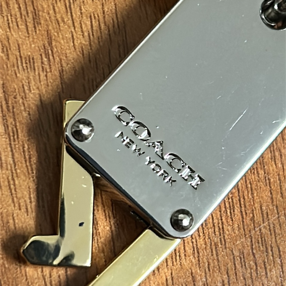 Coach Gold Robot Keychain - Picture 8 of 8